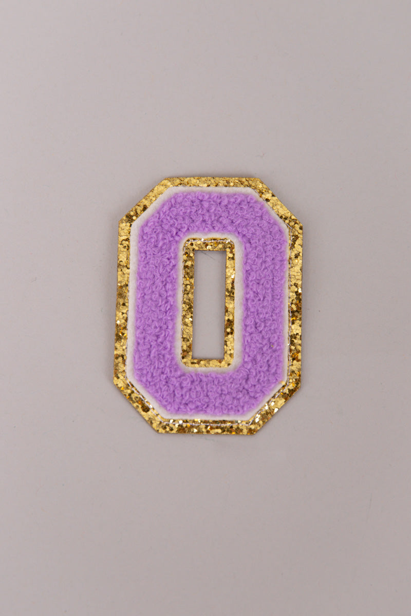 Chenille Adhesive Letter Patches- Purple 5.5cm、mySite、hinf8tx79