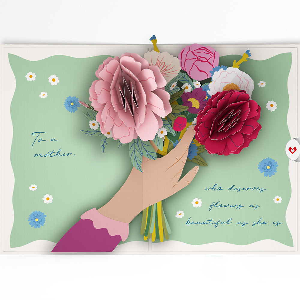Happy Mother’s Day Flowers Pop-Up Card、mySite、solidvoid