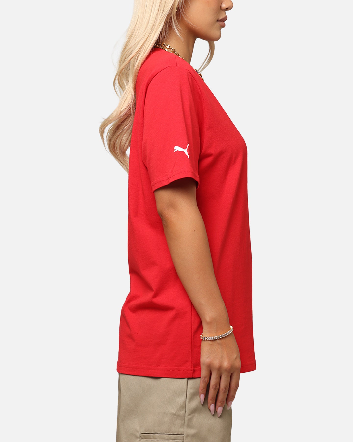 Puma X Scuderia Ferrari Race Big Shield T-Shirt Rosso Corsa、mySite、zt4zffjzw