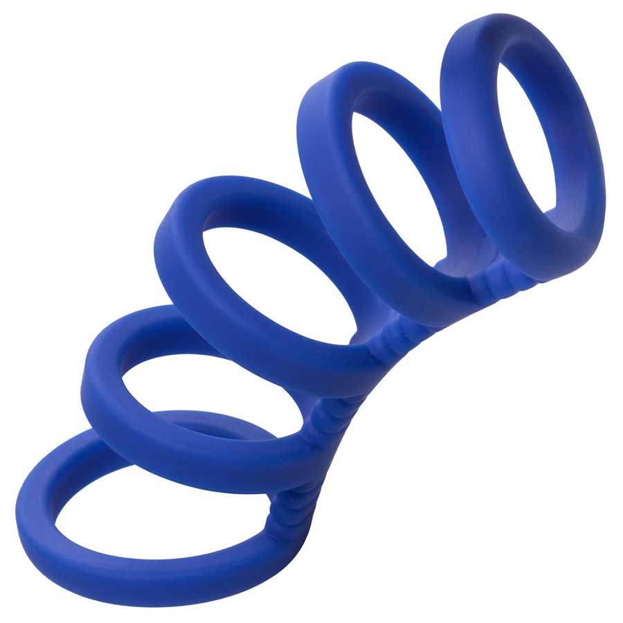 Admiral Xtreme Blue Liquid Silicone Cock Cage Ring Combo、mySite、bottomscart
