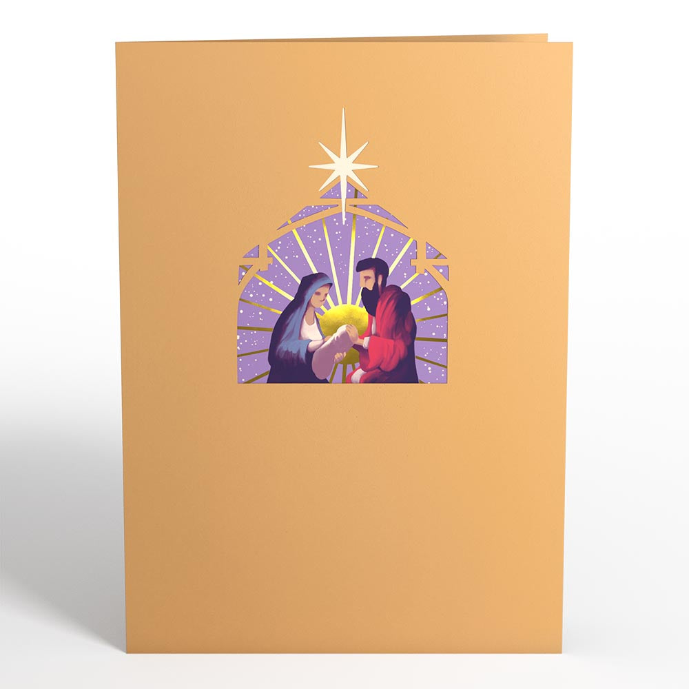 Painted Nativity Pop-Up Card、mySite、solidvoid