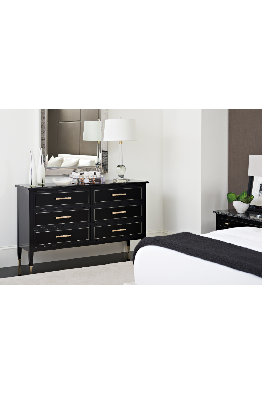 Solid Wood Black Dresser | Caracole The Little Black Dresser、mySite、neckold