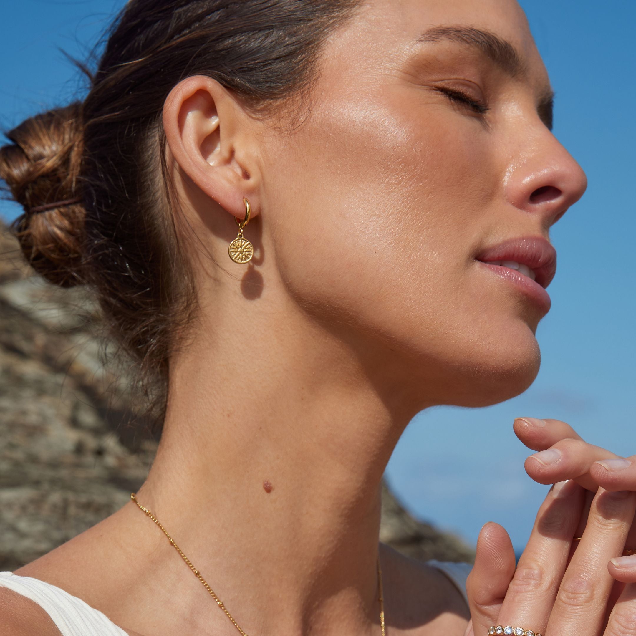 Golden Sun Earrings、mySite、hinf8tx79