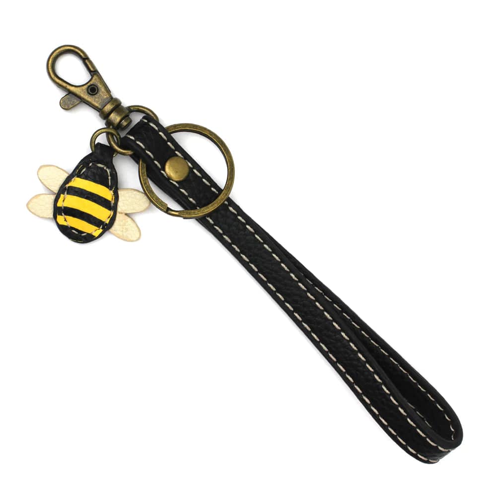 Bear Cute-C 3D Wallet RFID Protected with Bee Zipper Pull Wristlet、mySite、g9winljtr