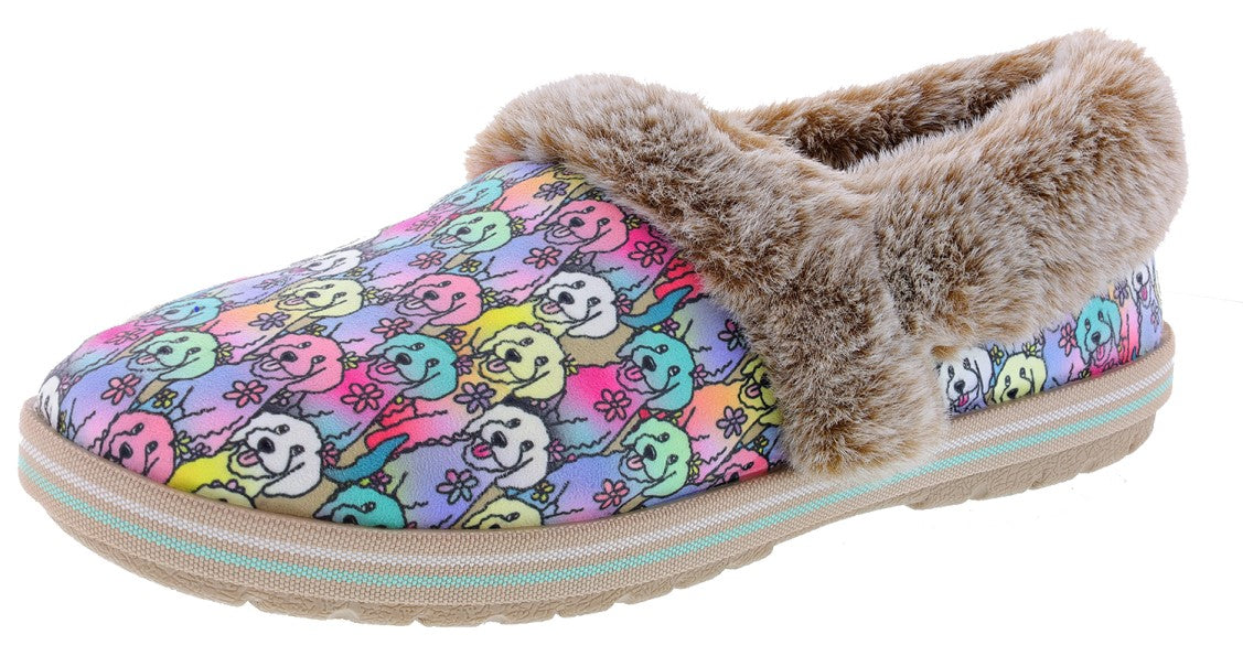 Skechers Bob's Women's Too Cozy Winter Howl Memory Foam Slippers、mySite、dreamappss