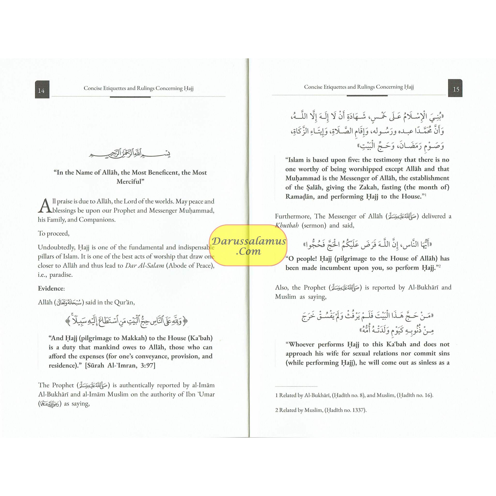 Concise Etiquettes & Rulings concerning Hajj BY Shaykh Abdul Aziz ibn Abdullah Al-Rajihi、mySite、topwebapps