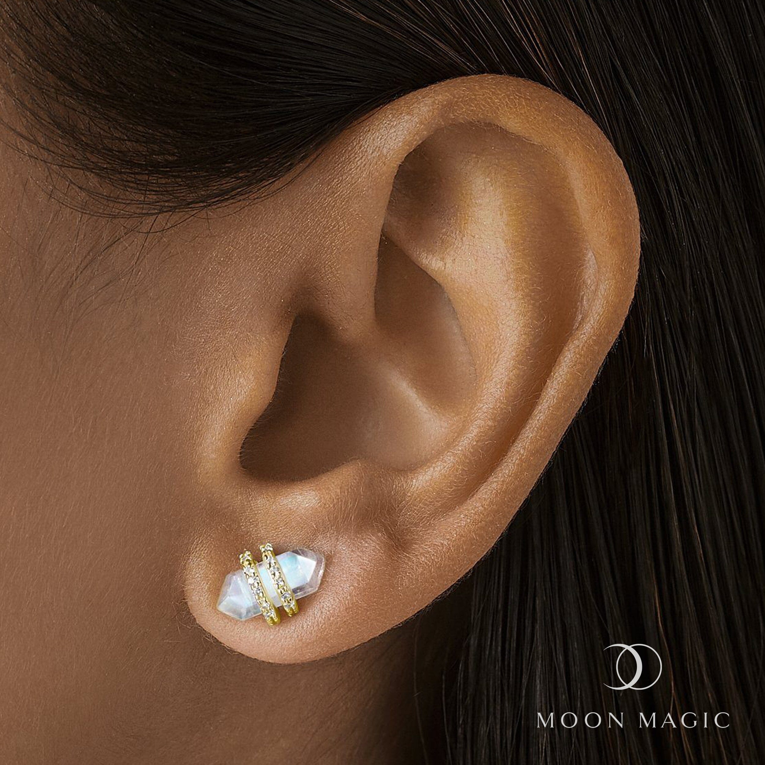 Moonstone Earrings - Euphoria Studs、mySite、hinf8tx79