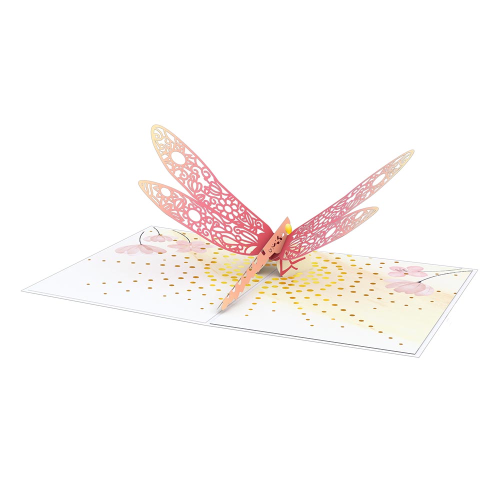 Mother’s Day Dragonfly Pop-Up Card、mySite、solidvoid