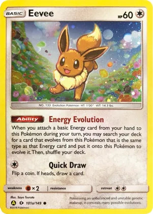 Eevee (101a/149) Alternate Art Promos、mySite、waistdrama