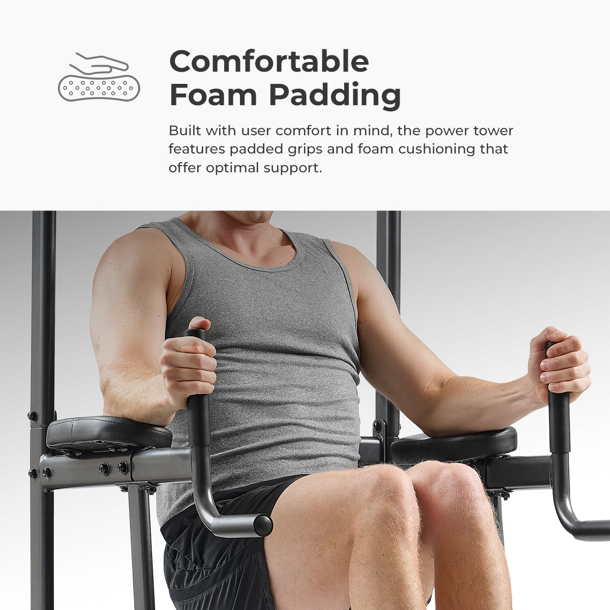  Multi-Function Power Tower with Dip Station and Pull Up Bar、mySite、ghnorth