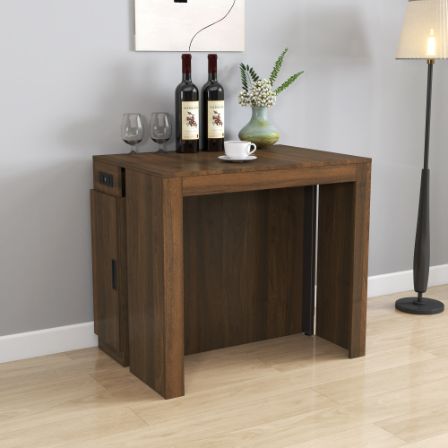 Multifunctional extendable console table、、casual