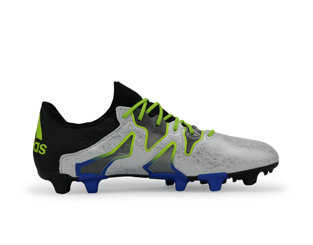 adidas Men's X 15 + SL FG/AG White/Core Black/Solar Slime、mySite、bottomscart