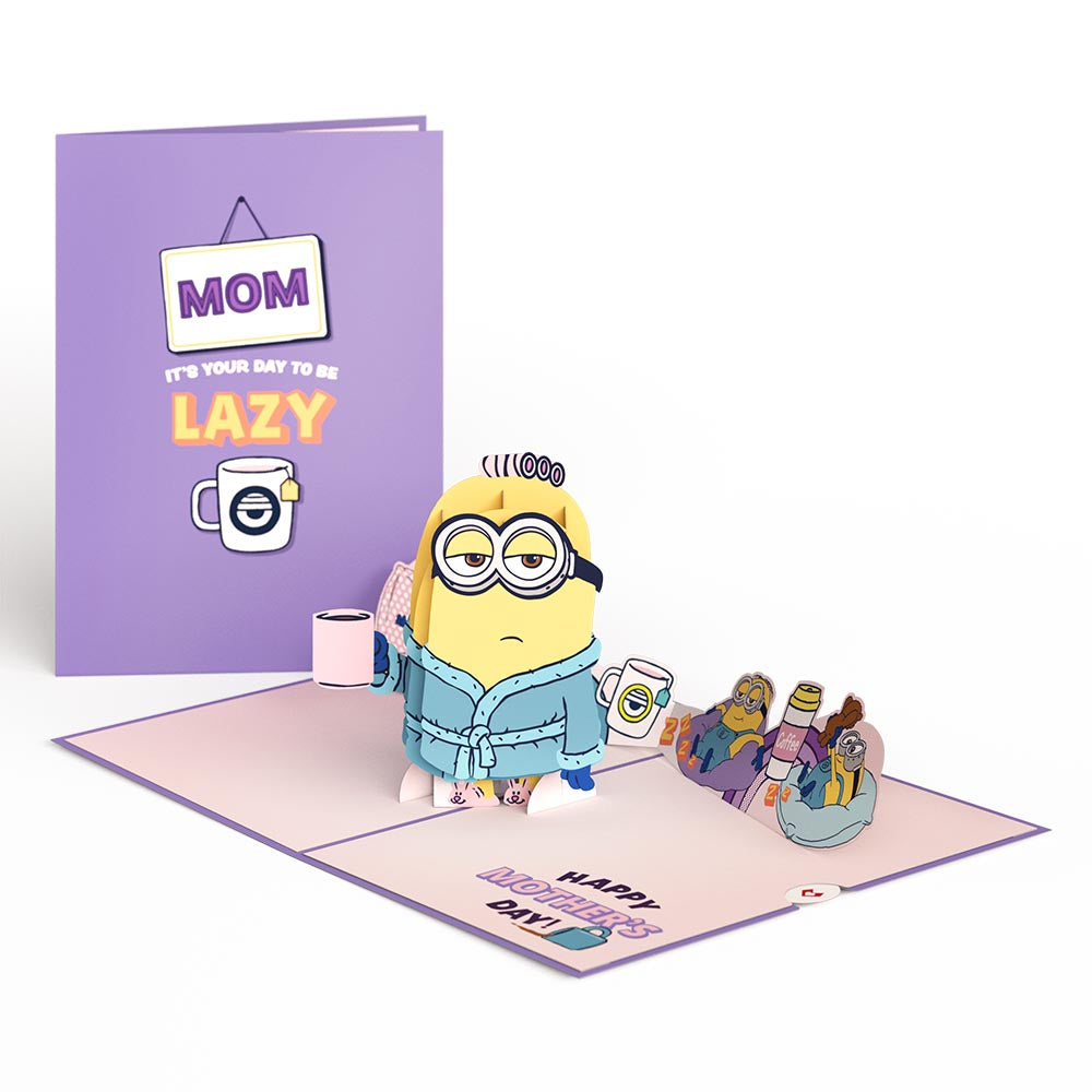 Minions Lazy Mother's Day Pop-Up Card、mySite、solidvoid