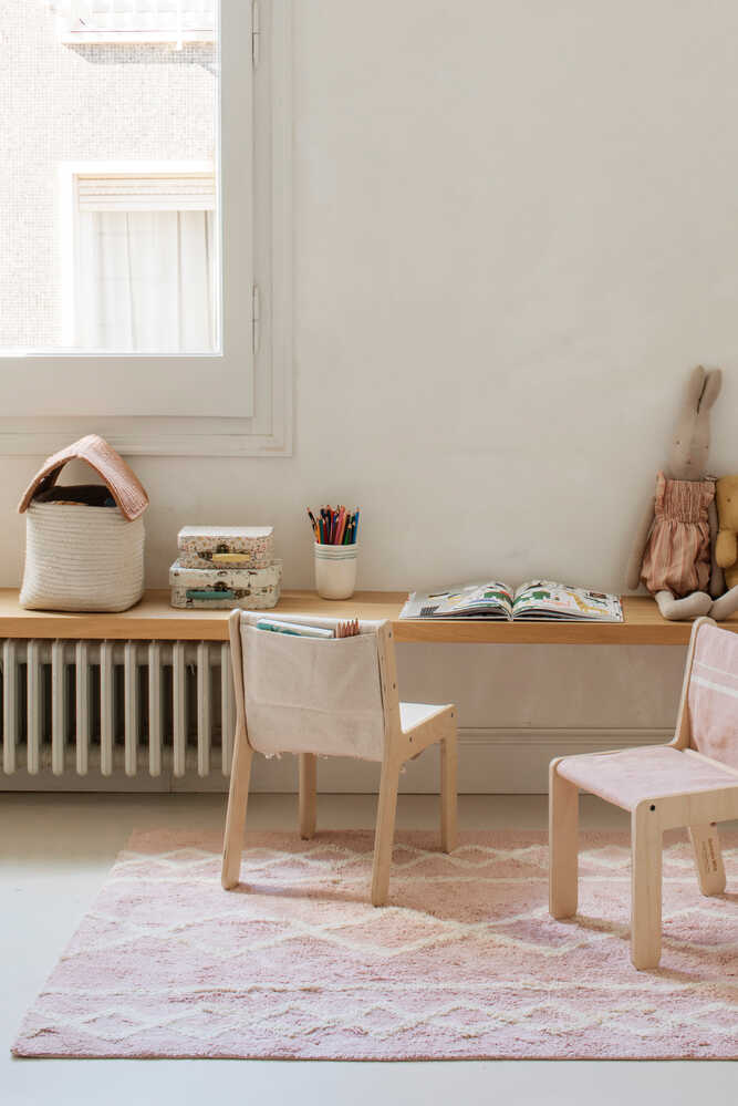 KID'S CHAIR VINTAGE BLUE CANVAS、mySite、gigharbornorthrealestate