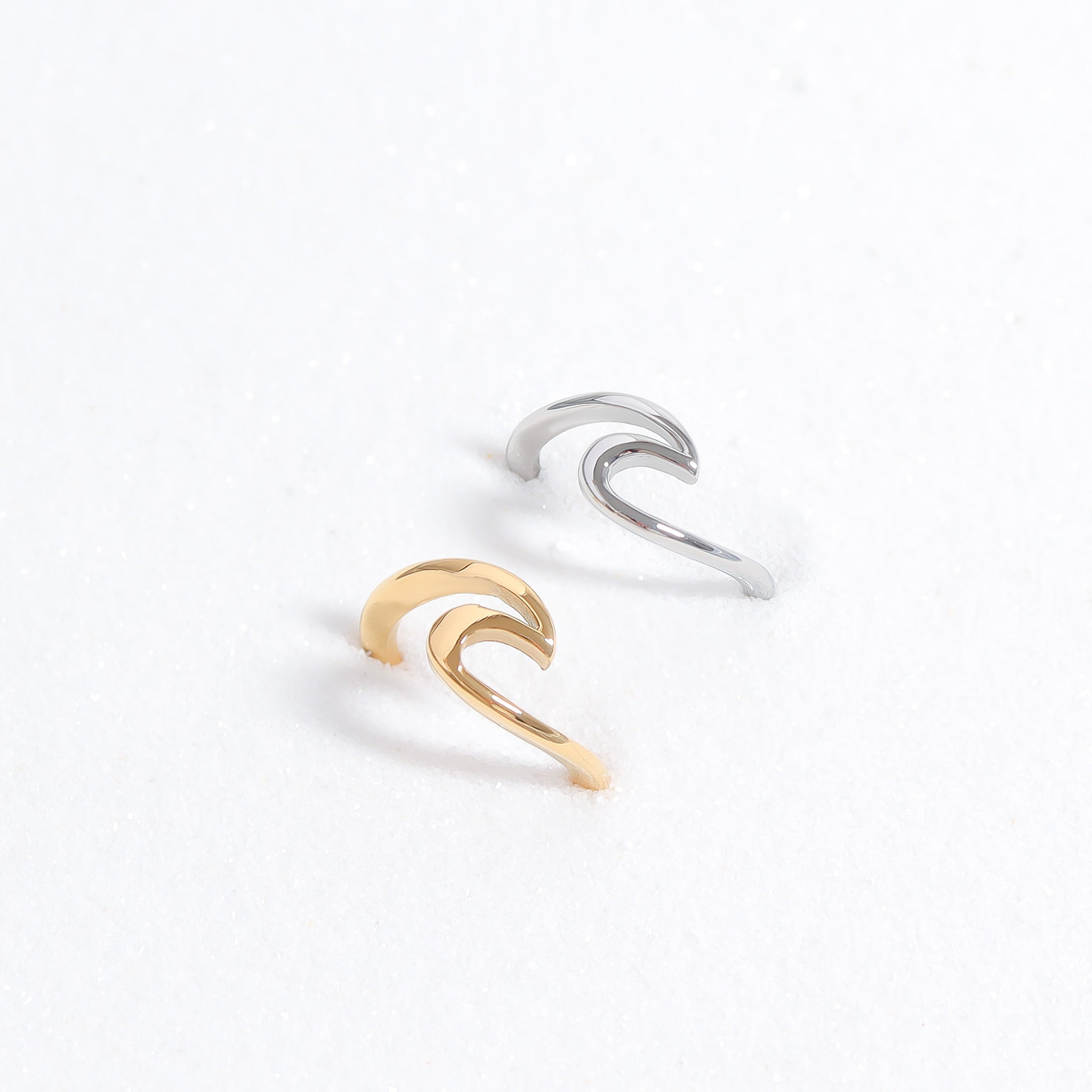 Stainless Steel Wave Ring / SCR4109、mySite、dreamappss
