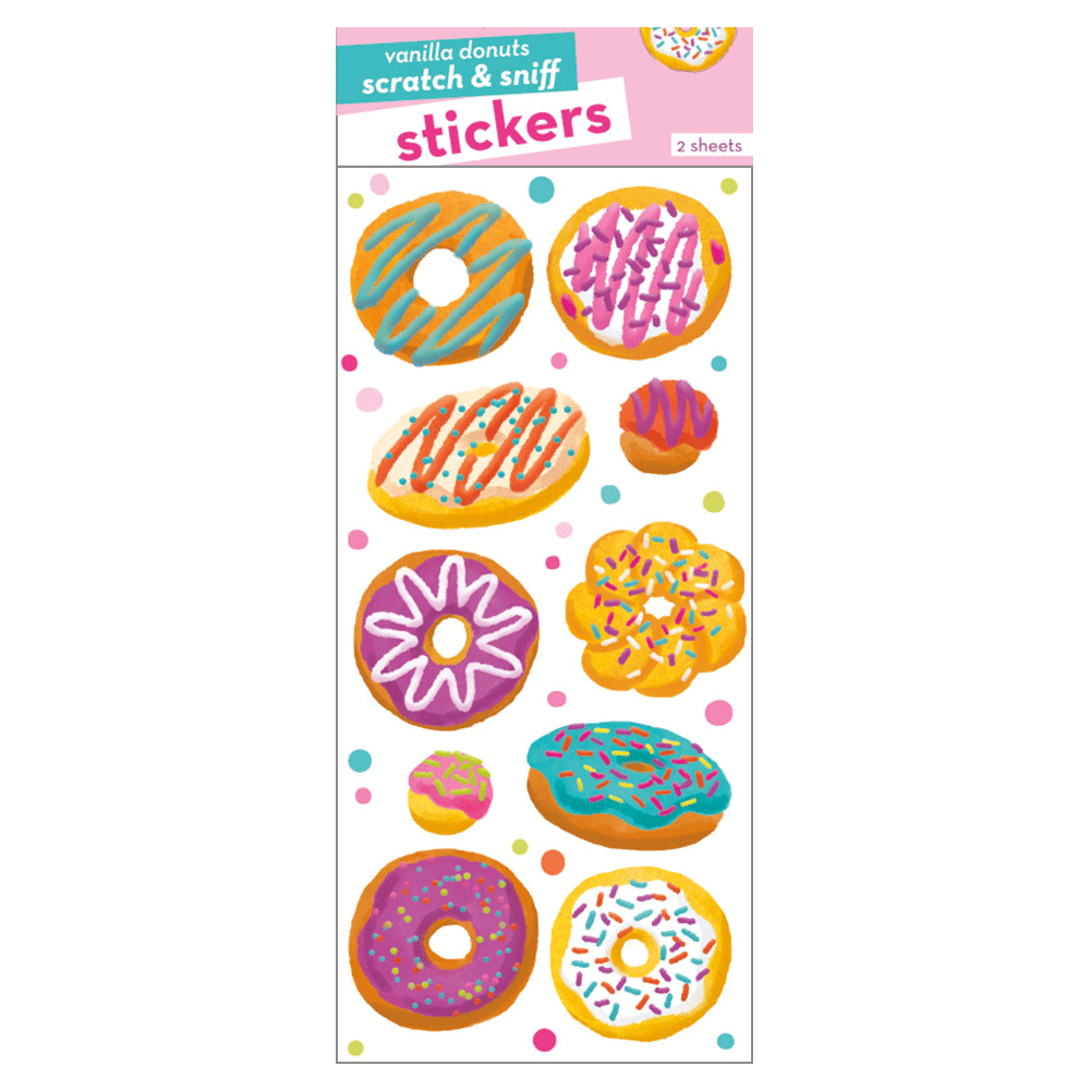  Vanilla Donuts Scratch & Sniff Stickers、mySite、ghnorth