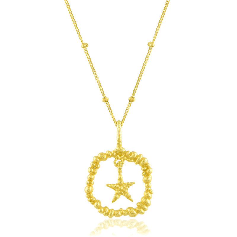 Star Charm Necklace | 14K Gold Plated、mySite、camillekostekn
