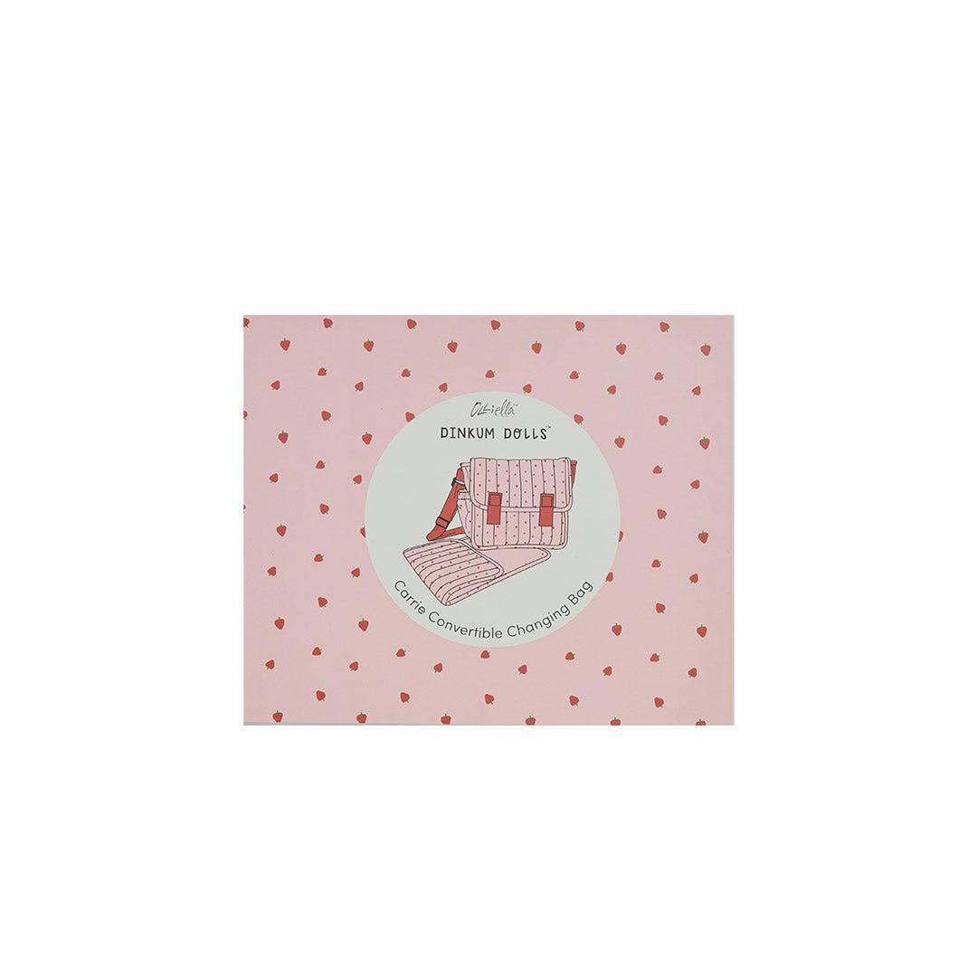  Olli Ella Carrie Convertible Changing Bag + Mat - Strawberry、mySite、merchandisen