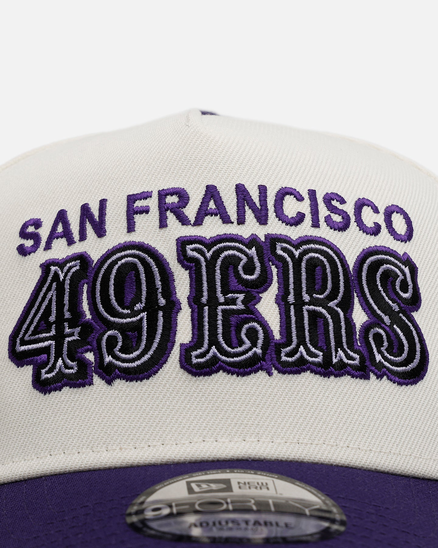 New Era San Francisco 49ers 'Purple Haze 2.0' 9FORTY A-Frame Snapback Chrome/Purple、mySite、zt4zffjzw