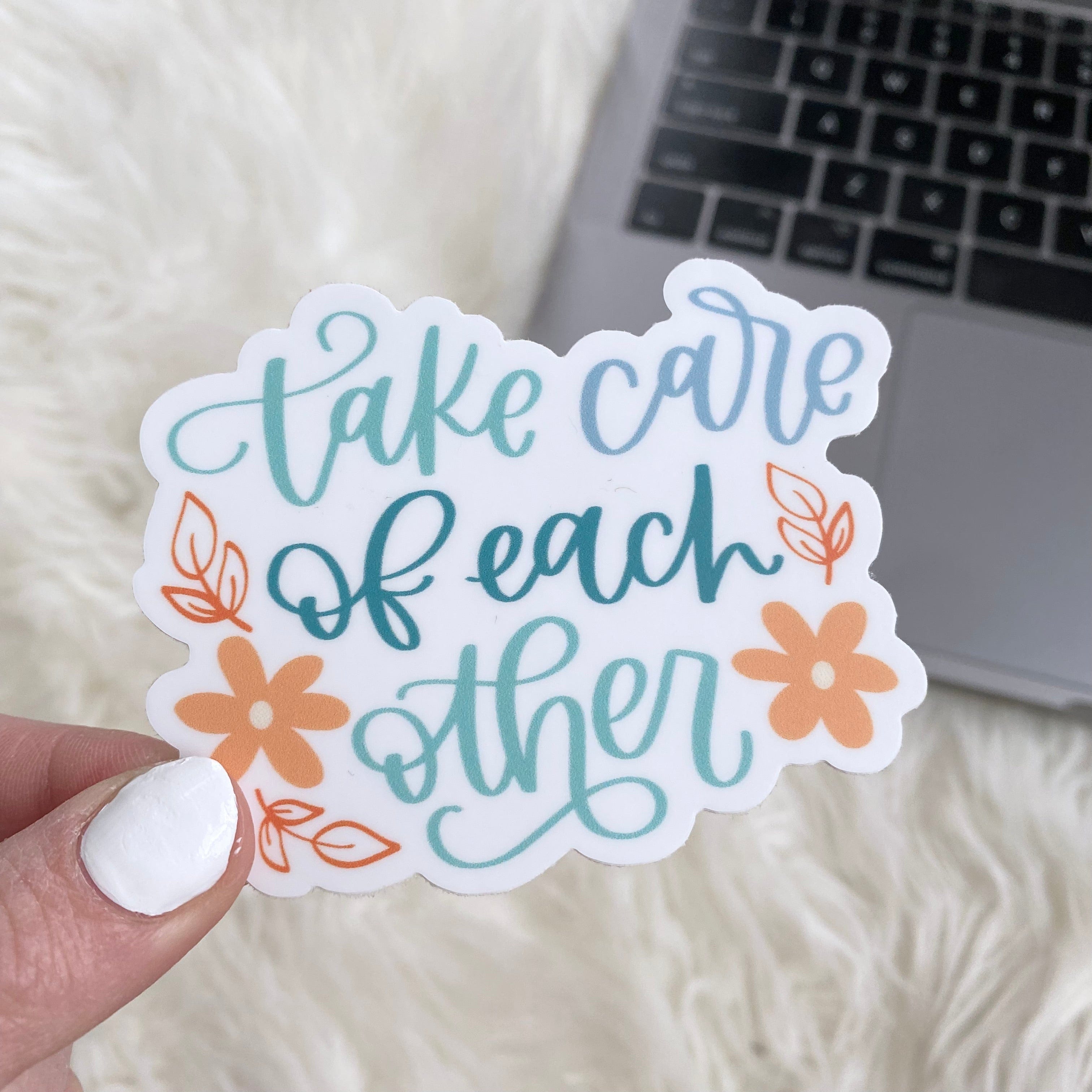  Take Care Of Each Other Sticker、mySite、ghnorth