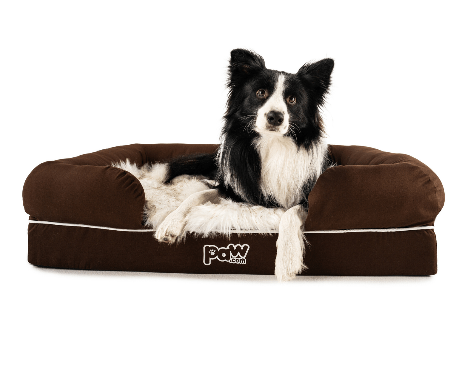 PupLounge™ Memory Foam Dog Bed Cover - Brown (Bed Not Included)、mySite、solidvoid