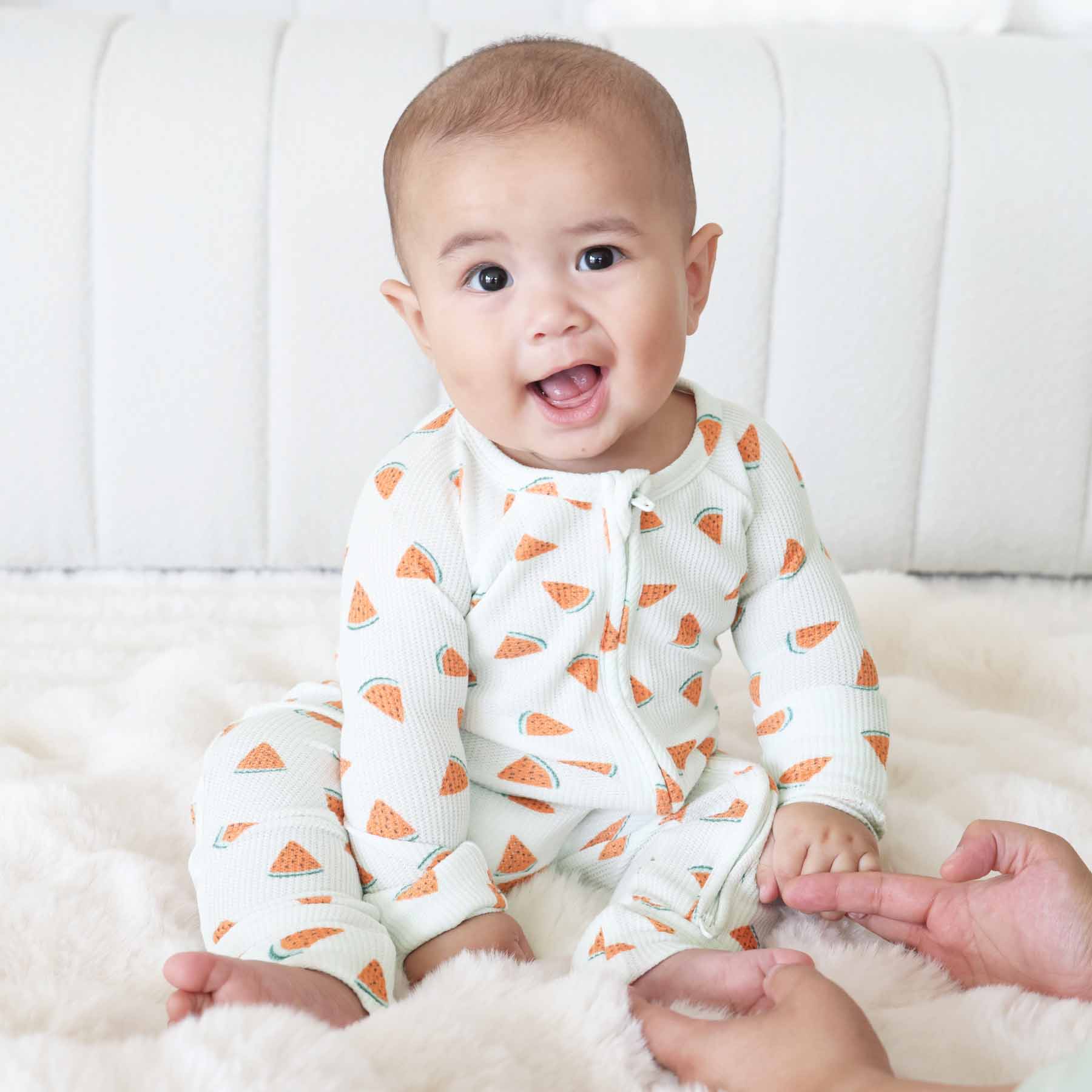  Slice, Slice Baby Bamboo Waffle Convertible Zip Romper、mySite、layawaytickets