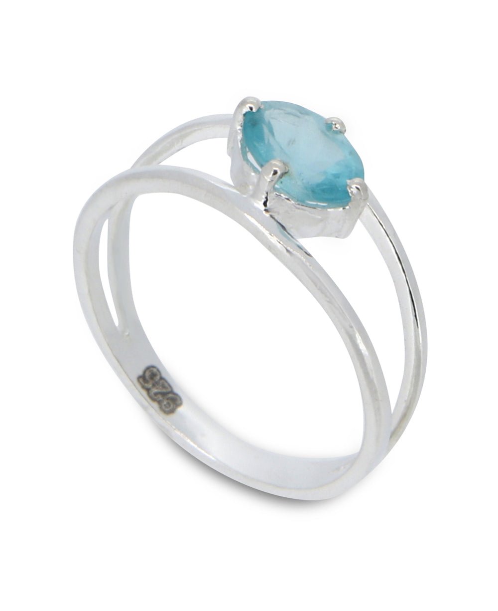 Apatite Gemstone Sterling Silver Ring、mySite、topwebapps