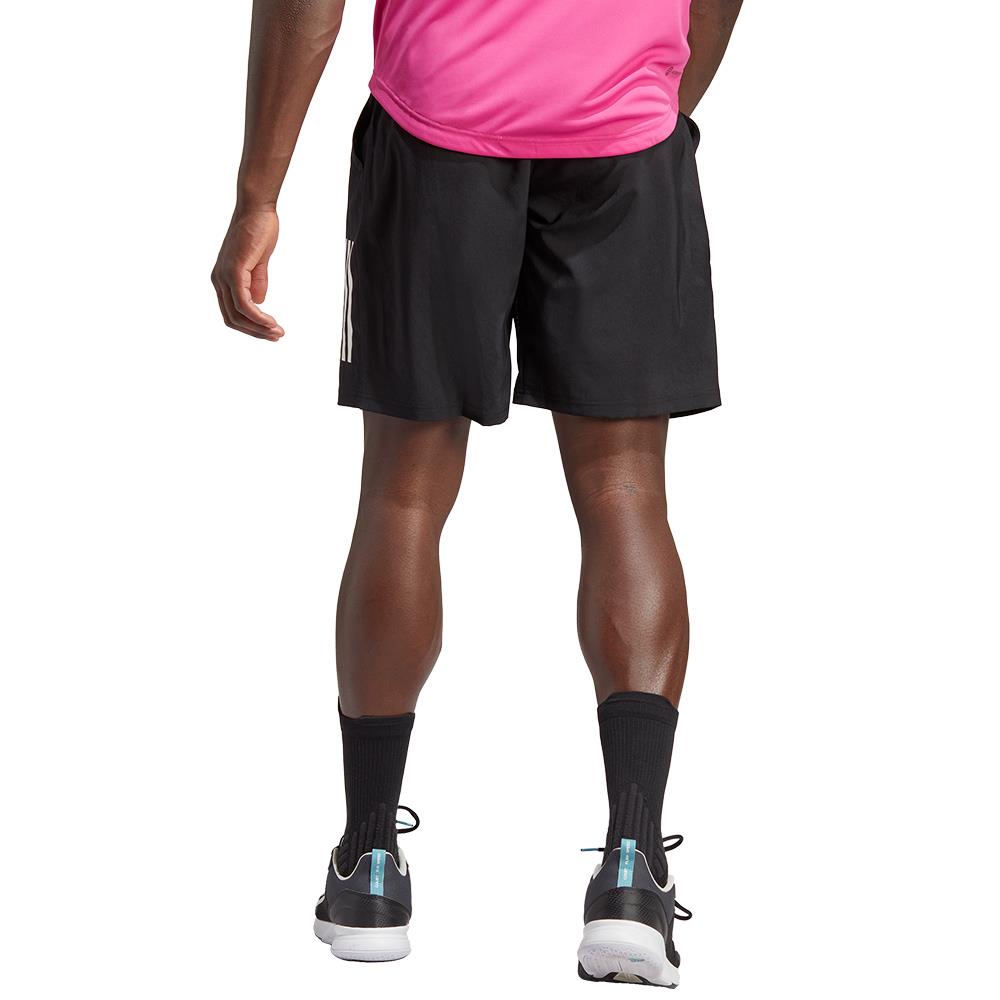 adidas Men's Club 3 Stripe 7 Short - Black