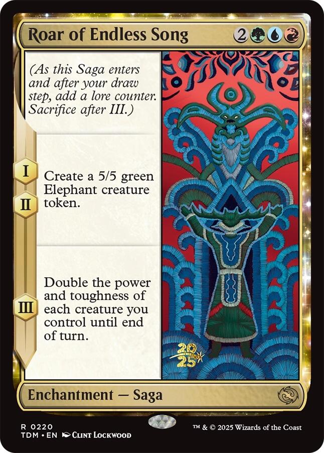 Roar of Endless Song Tarkir: Dragonstorm Prerelease Cards、mySite、waistdrama