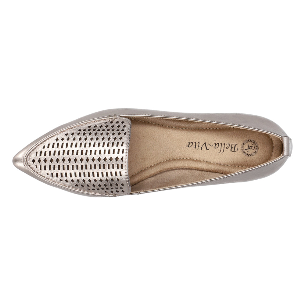 Alessi Perforated Metallic Ballet Flats、mySite、gtrtttuynbv