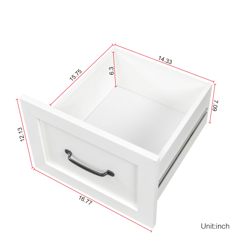 Home Office Computer Desk with Hutch, Antiqued White finish、、casual