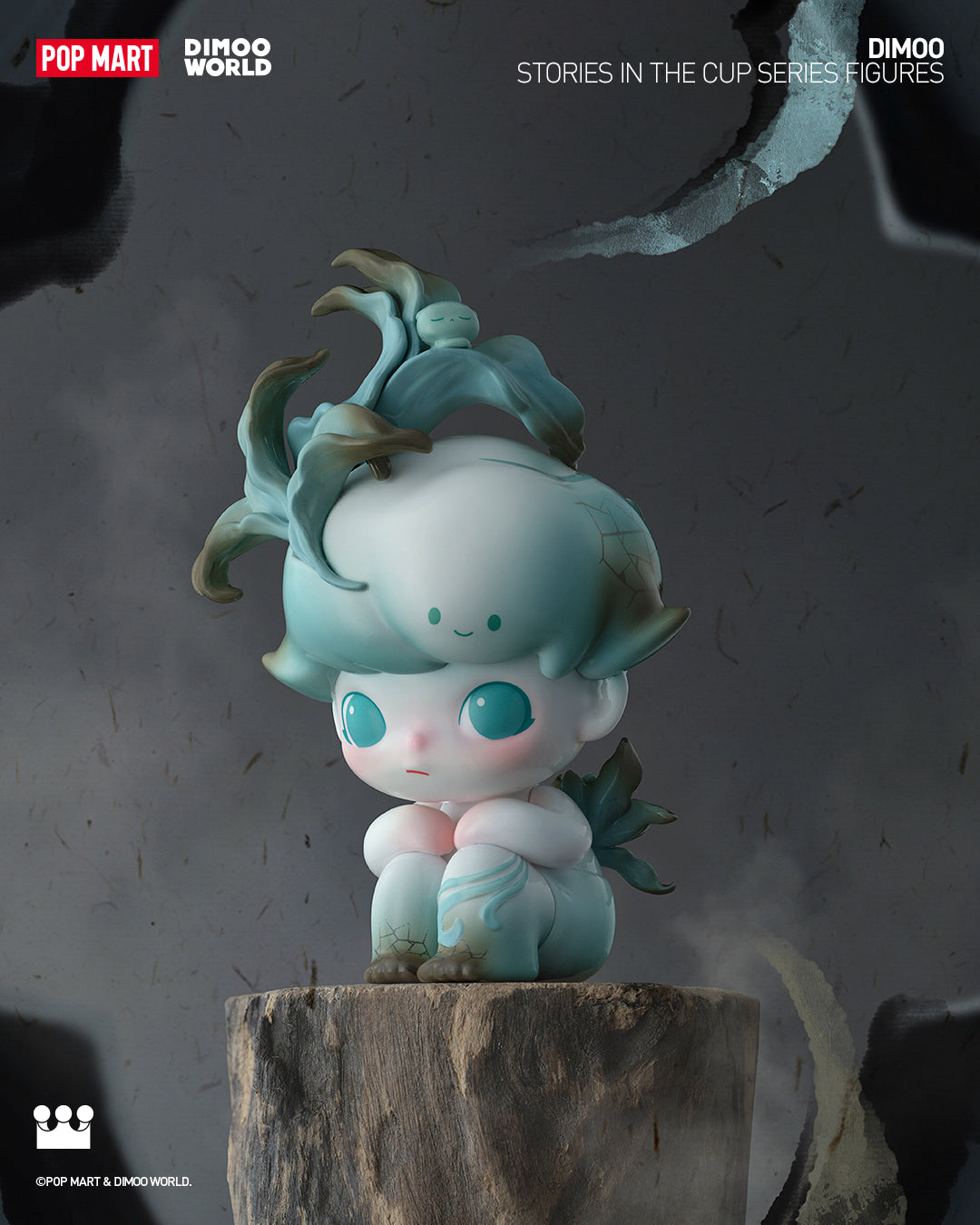  POP MART DIMOO Stories in the Cup Series Figures、mySite、greenlandpopulation