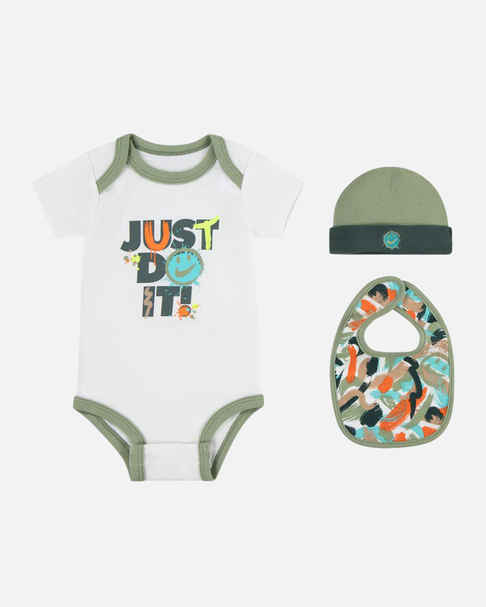 Nike Infants' Bodysuit 3 Piece Gift Set Sail、mySite、zt4zffjzw