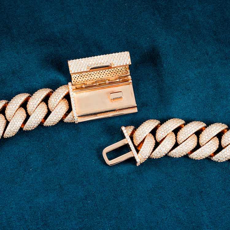 5-Row 20MM Moissanite Cuban Link Chain 14K Gold、mySite、hinf8tx79