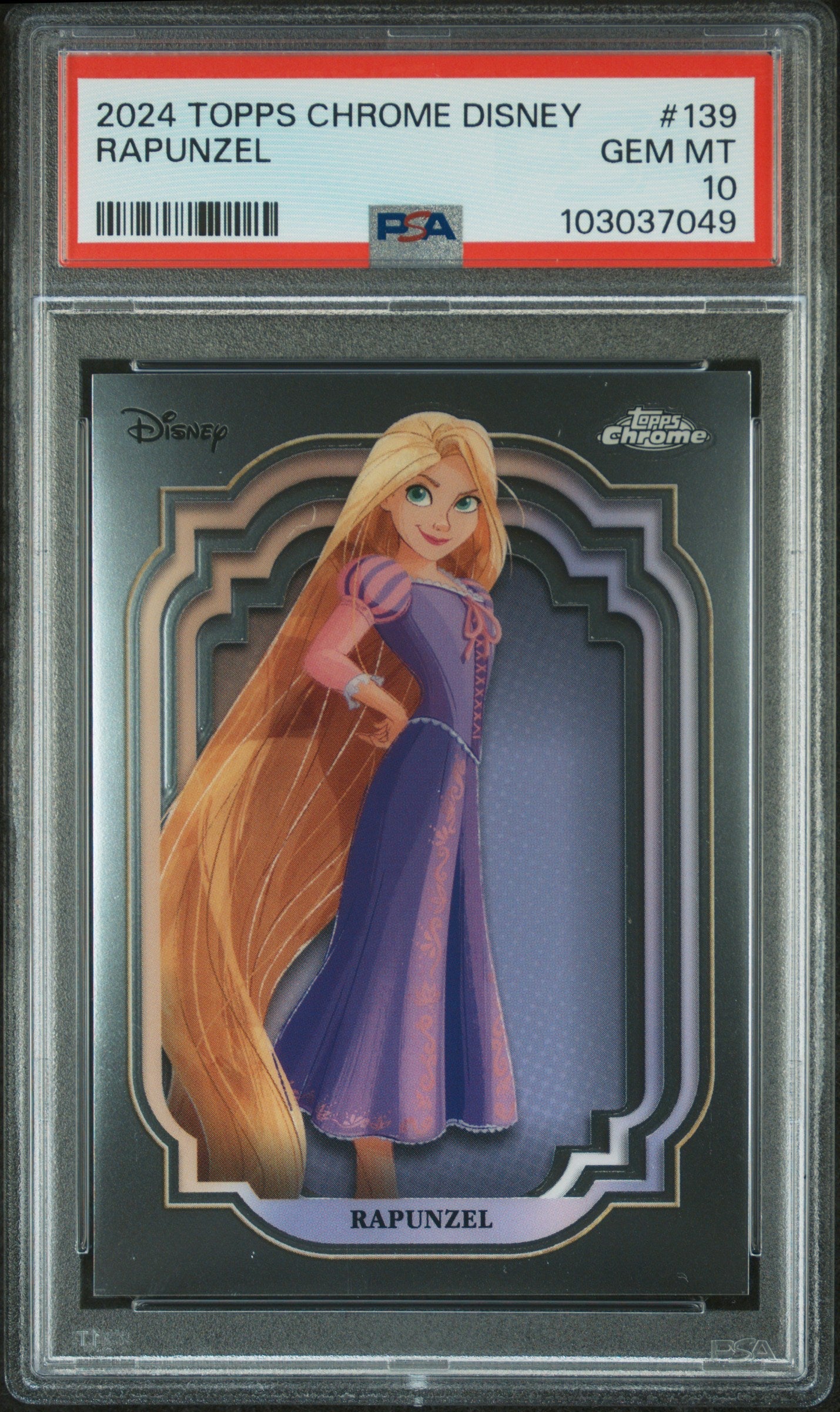Rapunzel #139 PSA 10 Topps Chrome Disney 2024、mySite、waistdrama