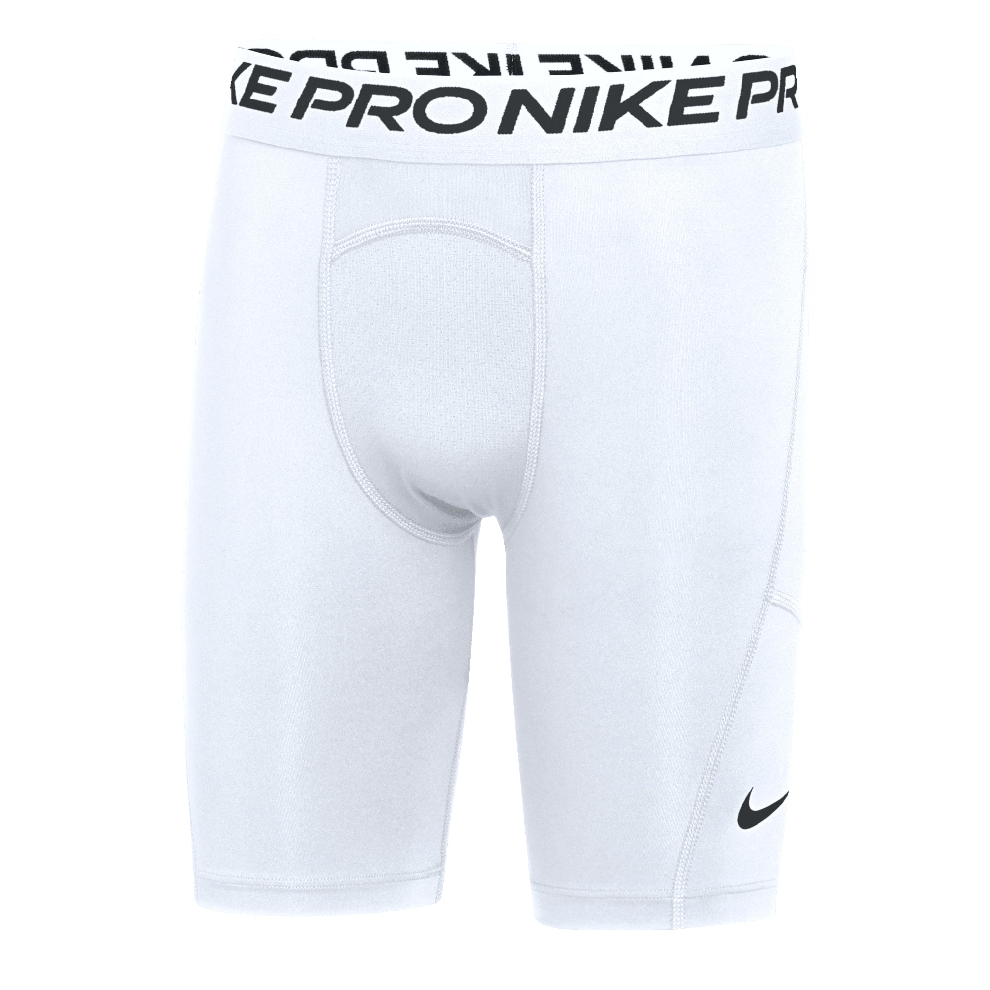 Nike Kids Pro Tight Shorts White、mySite、noshort