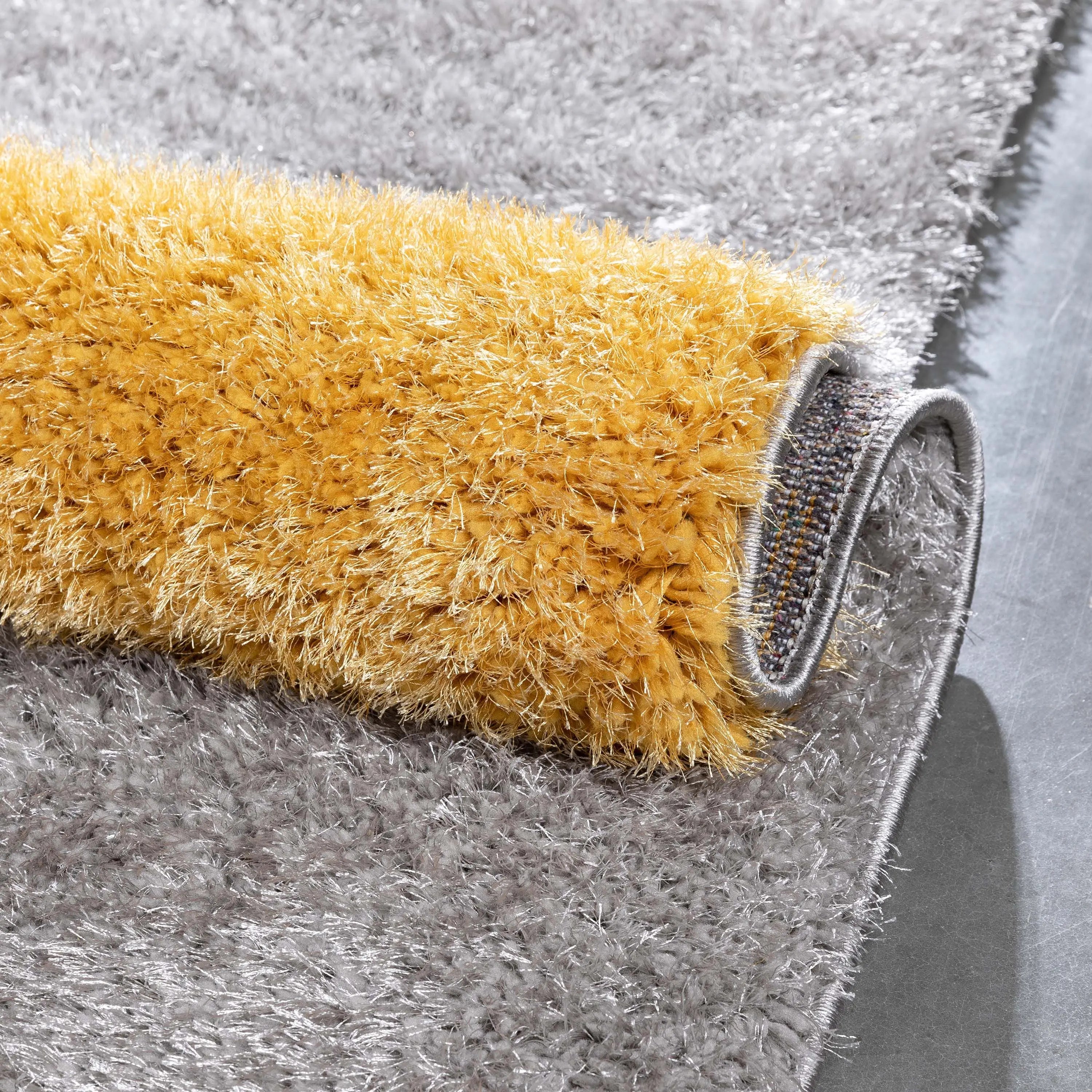 Escondido Yellow Modern Geometric 3D Textured Shag Rug By Chill Rugs、mySite、gigharbornorthrealestate