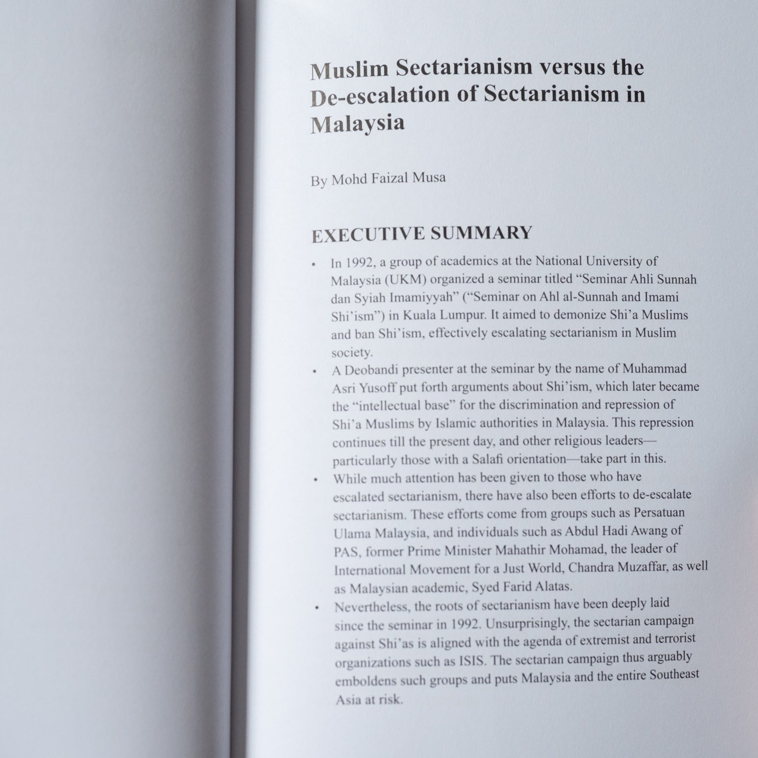 Muslim Sectarianism versus the De-escalation of Sectarianism in Malaysia、mySite、topwebapps