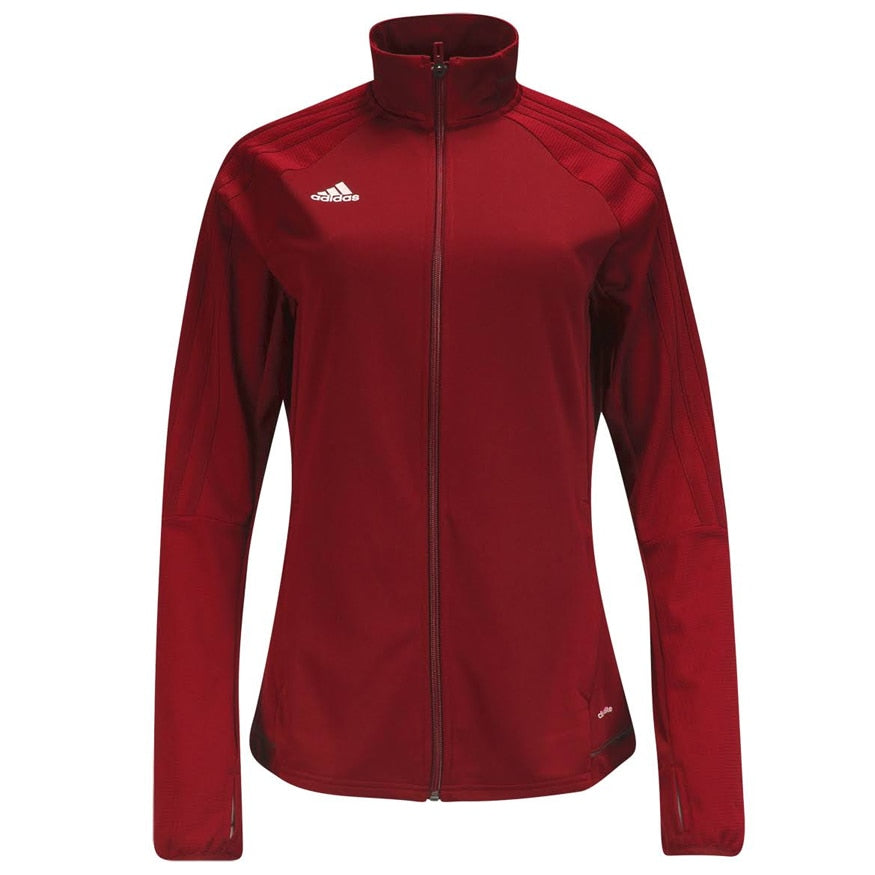 adidas Women's Tiro 17 Training Jacket Power Red/Black、mySite、noshort