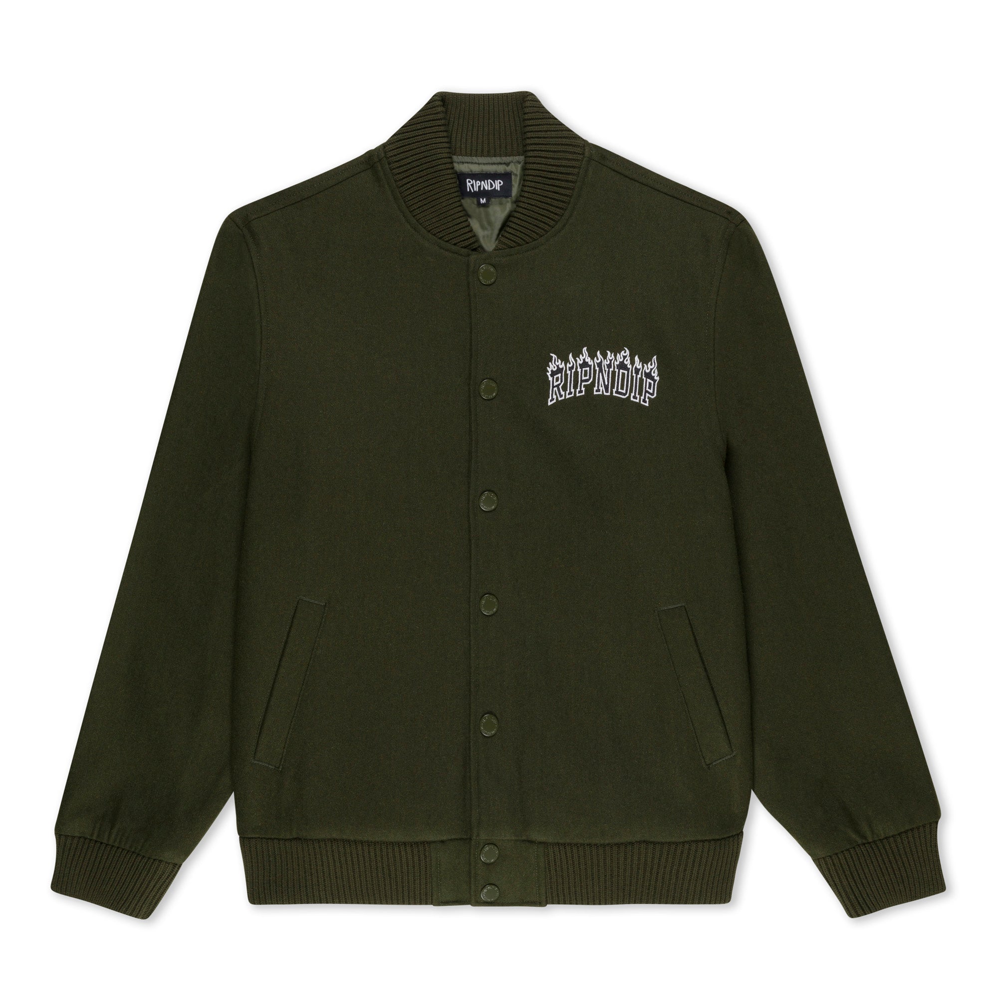  Inferno Varsity Jacket (Light Forest)、mySite、merchandisen