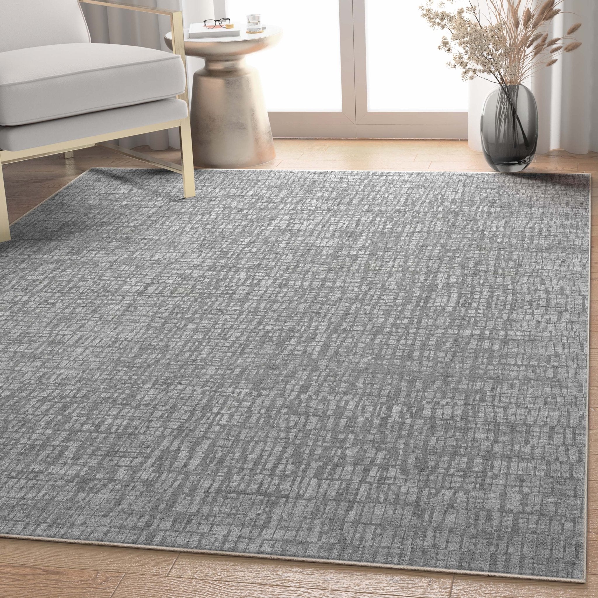 Nightscape Abstract Geometric Flatweave Rug、mySite、gigharbornorthrealestate