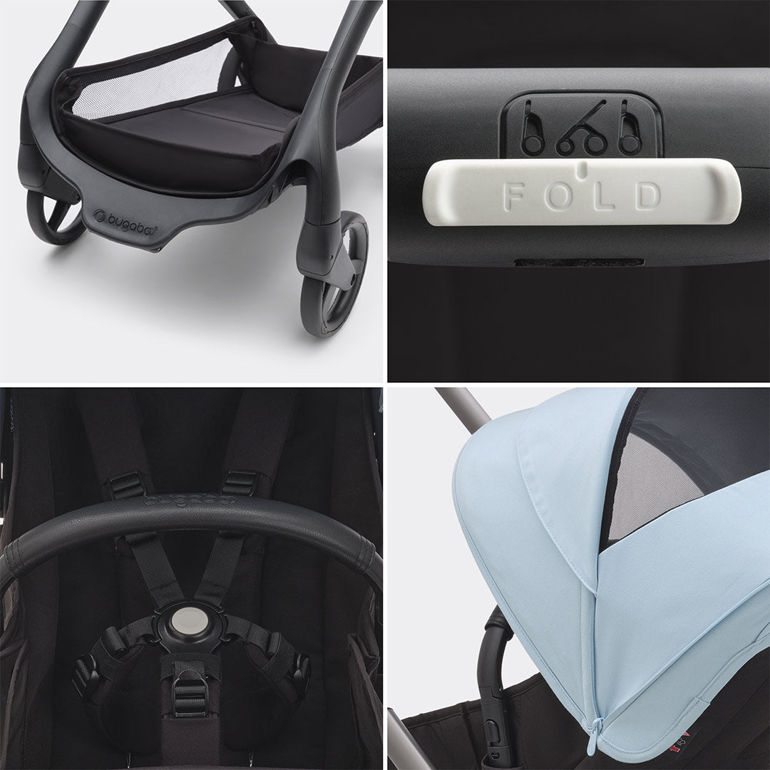  Bugaboo Dragonfly Complete Pushchair - Skyline Blue、mySite、merchandisen