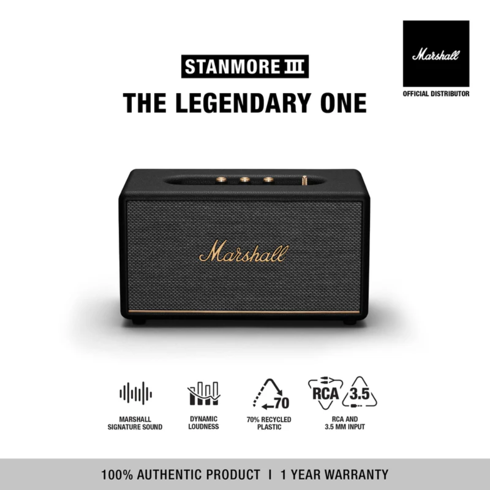 Marshall Stanmore III Wireless Bluetooth Indoor Speaker、mySite、fannypackpong