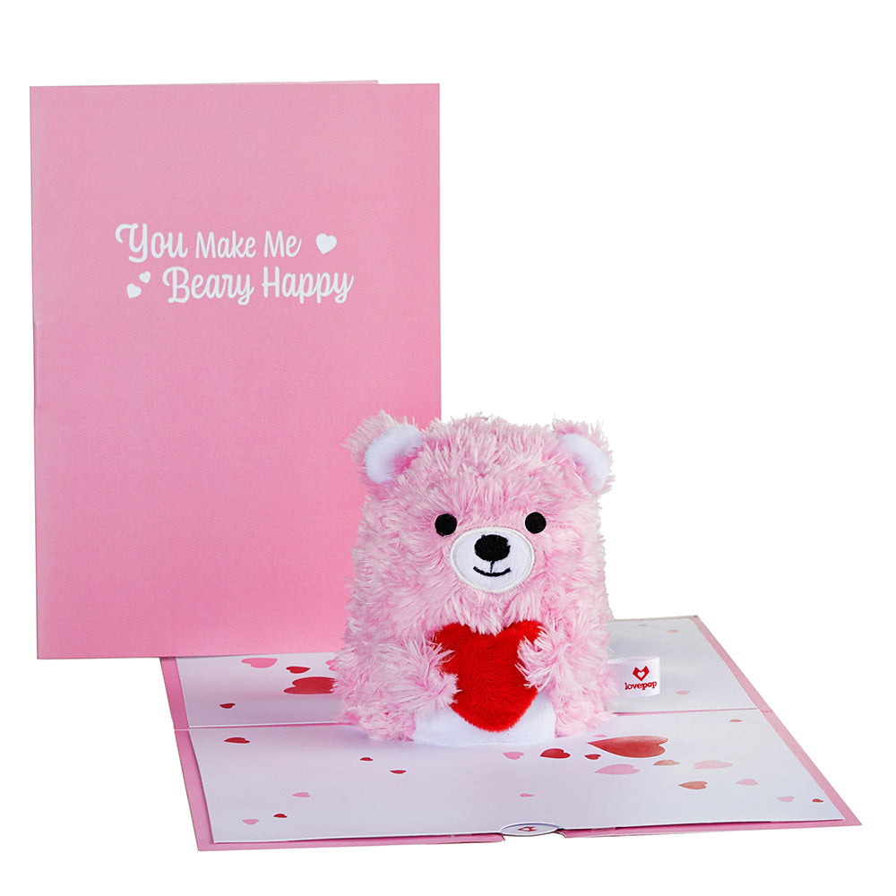 'You Make Me Beary Happy' Plushpop Card、mySite、solidvoid