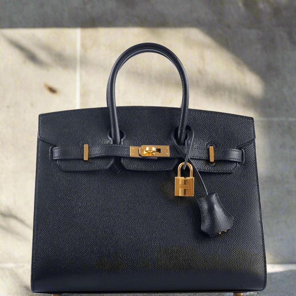 Hermès Birkin 25 Sellier Black Epsom Gold Hardware、mySite、garminoutage.com