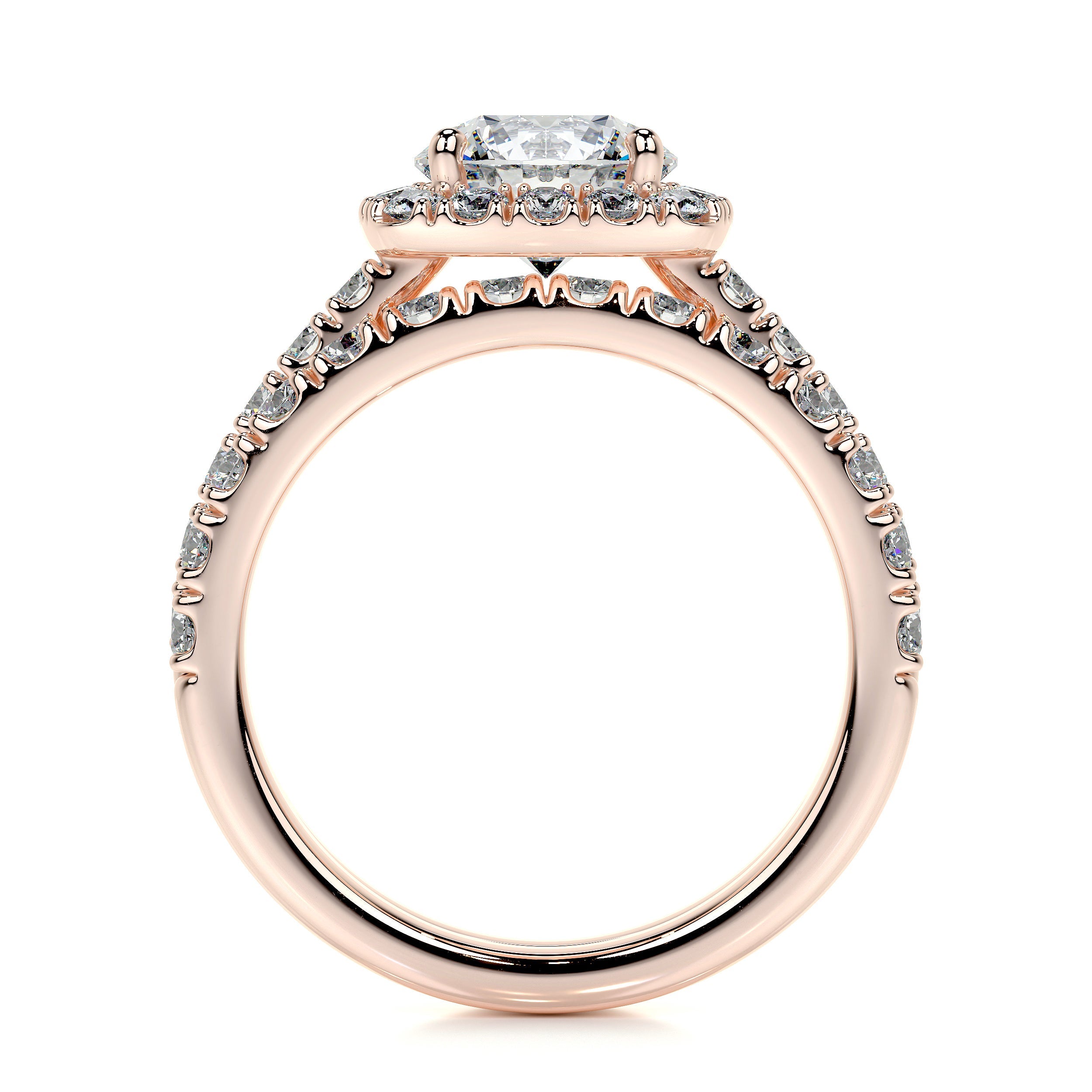 Sienna Lab Grown Diamond Bridal Set -14K Rose Gold、mySite、hinf8tx79