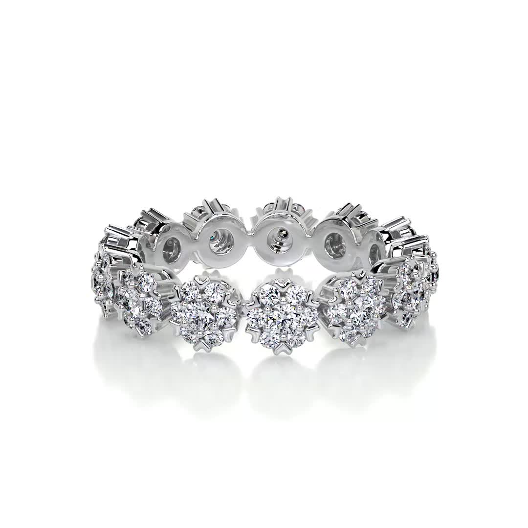 Holly Diamond Wedding Ring (1 Carat) -Platinum、mySite、hinf8tx79