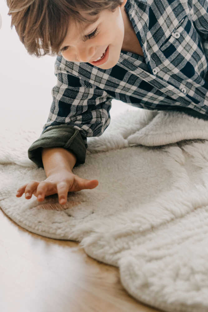 WOOL RUG PINK NOSE SHEEP、mySite、gigharbornorthrealestate