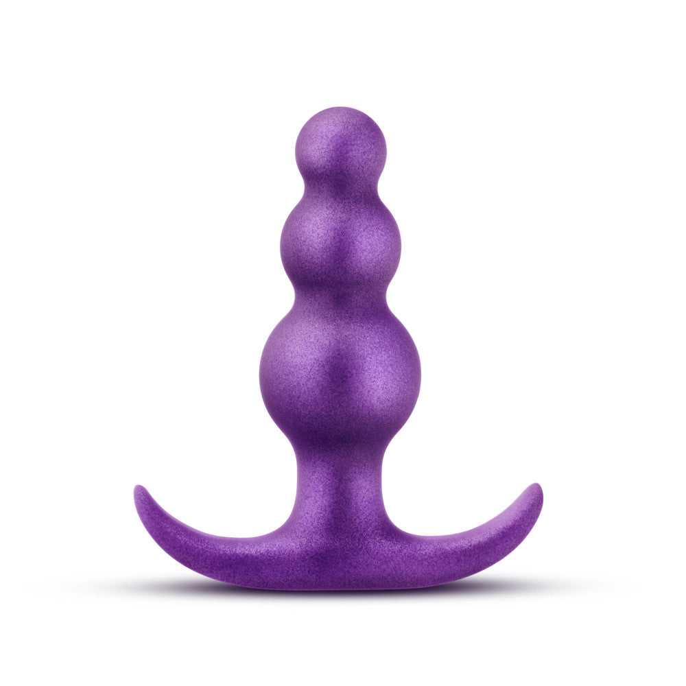 Anal Adventures Matrix By Blush® | The Supernova Plug: 3 inch Beaded Butt Plug in Galactic Purple | With Stayput™ Technology & AnchorTech™ Base、mySite、bottomscart