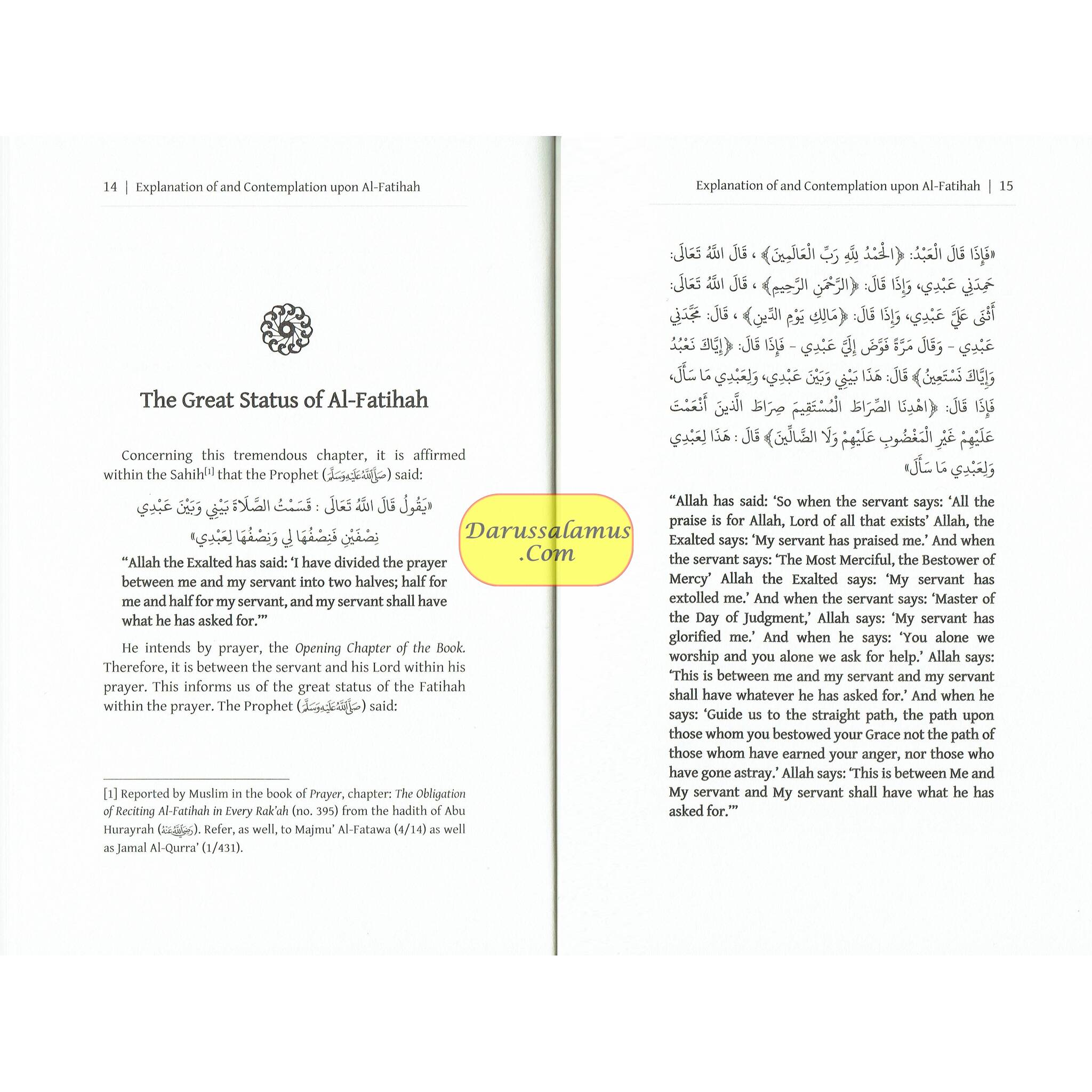 Explanation & Contemplation upon Al-Fatihah、mySite、topwebapps